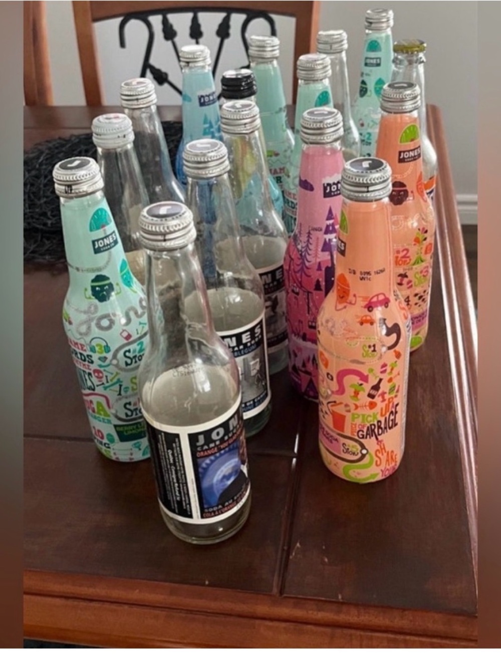 Jones Soda And Dads Assorted Decorative Glass Bottles - Multicolor